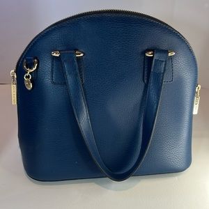 Celine Dion Purse Blue Crossbody w Handles Bag New